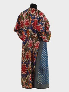 munisak-womans-robe-central-asian-Ikats