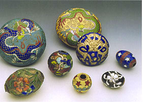 cloisonne-and-enamel-copper-beads